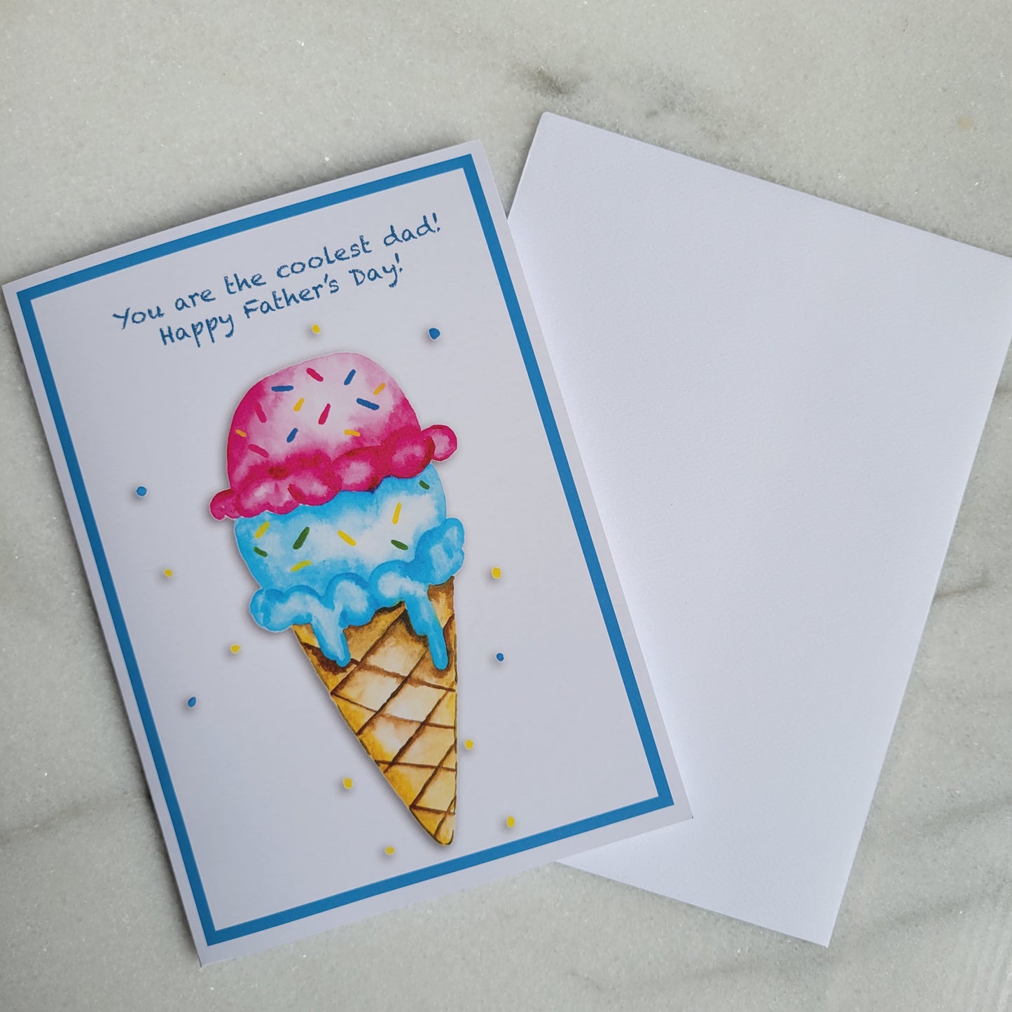 Ice Cream Father's Day Card