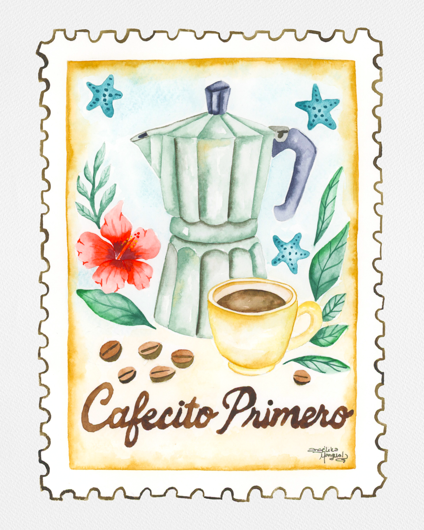 Cafecito Primero Art Print