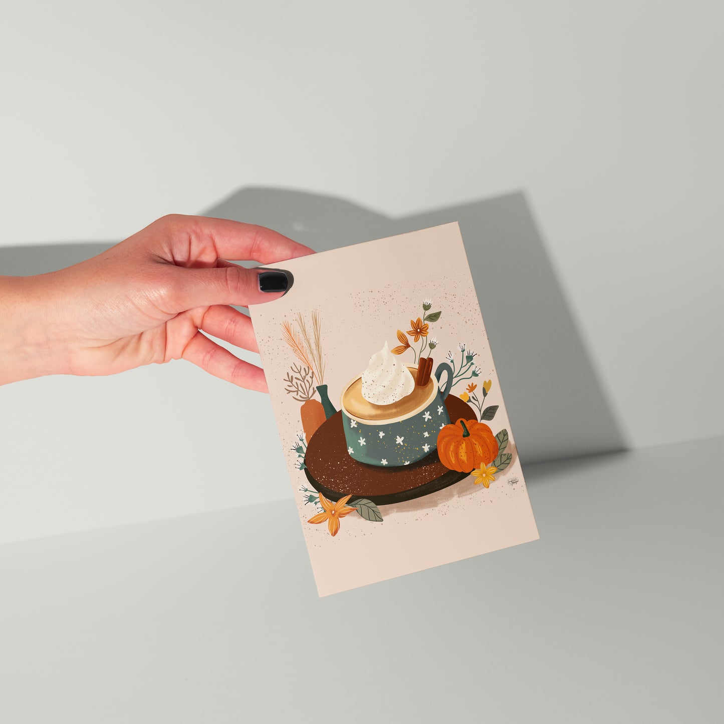 Chai Greeting Card – Cozy Fall Drink Blank Card