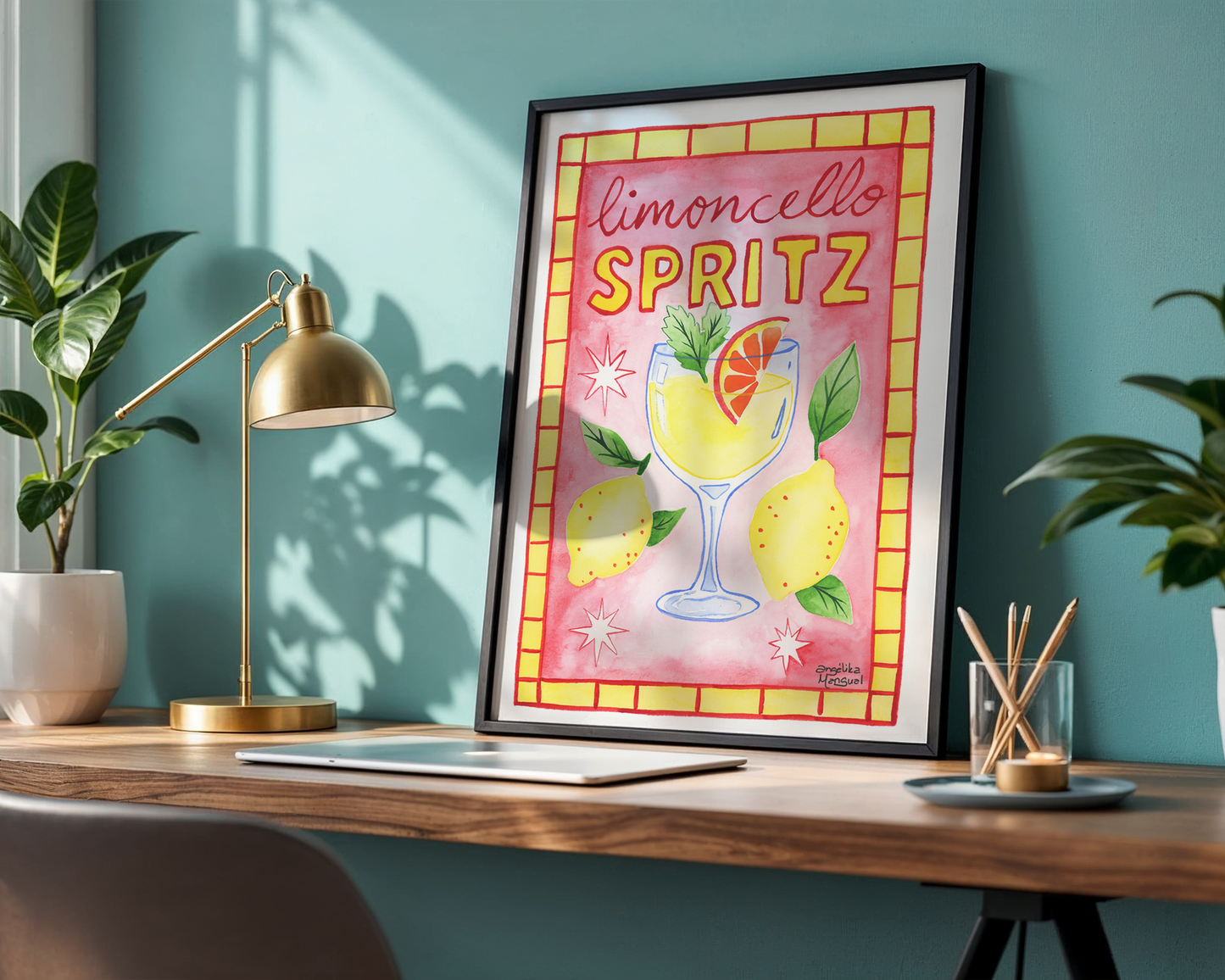 Limoncello Spritz Art Print