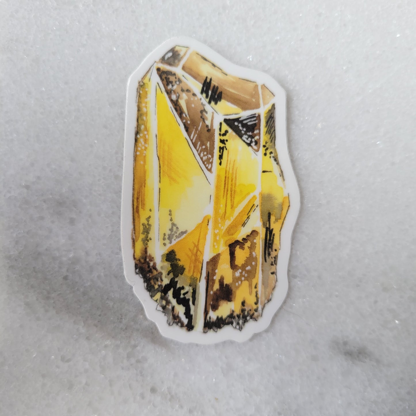 Citrine Gemstone Sticker