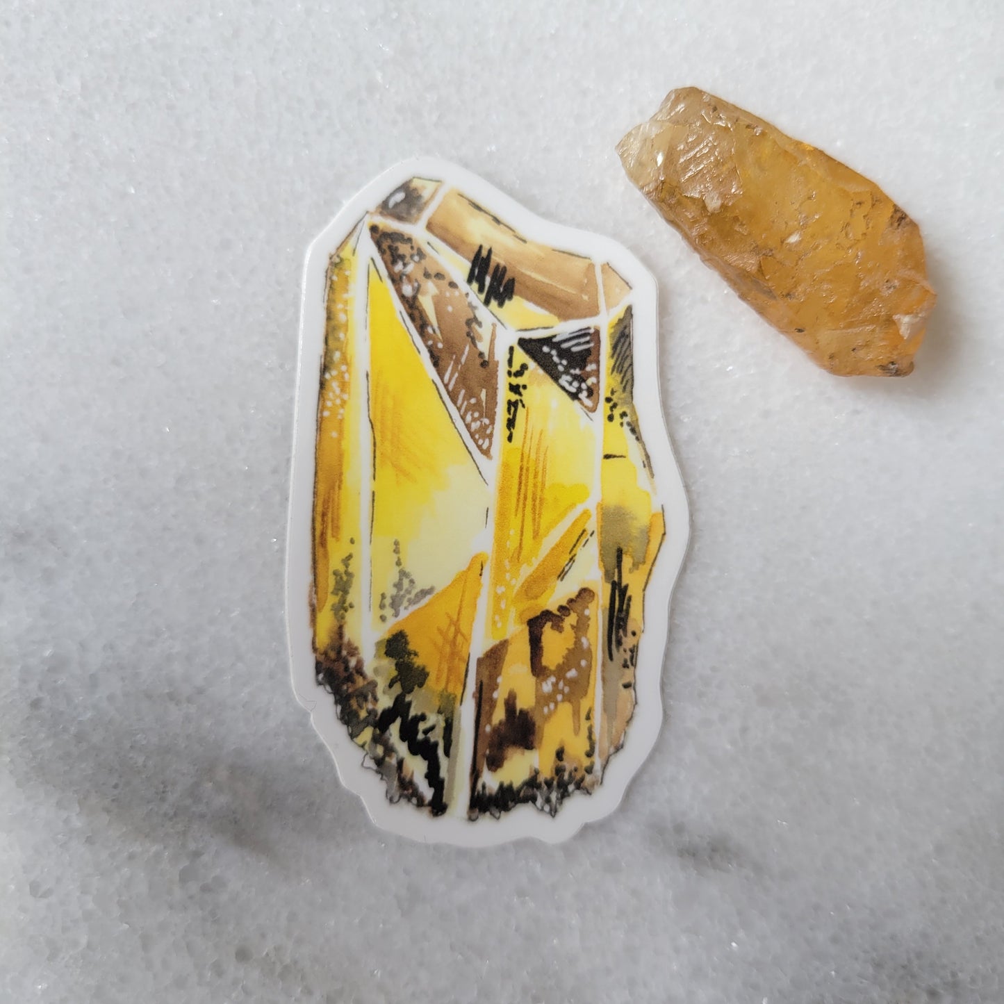 Citrine Gemstone Sticker