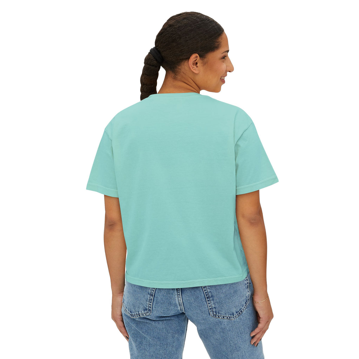 Matcha Era Boxy Tee Cute Matcha Graphic Shirt for Tea Lovers