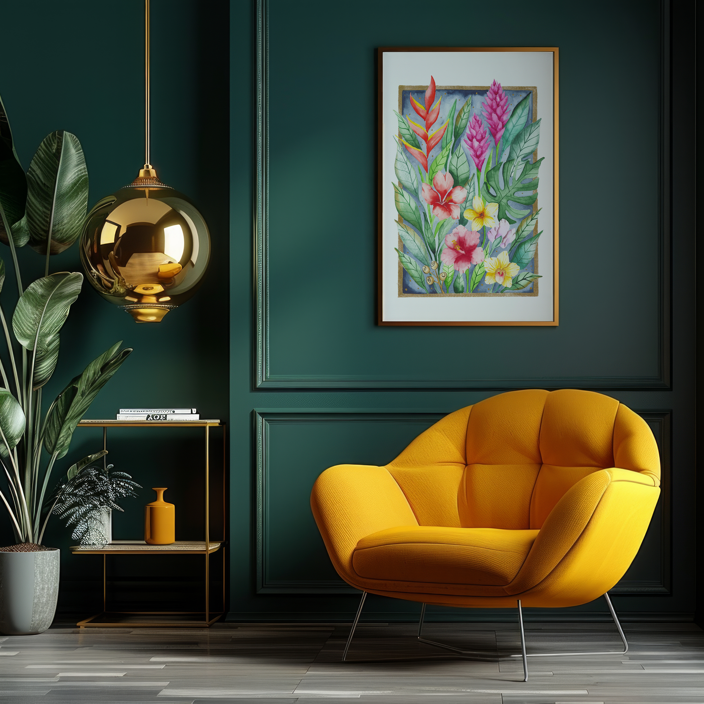 Botanical Watercolor Illustration Art Print