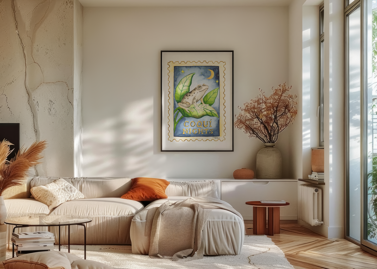 Coqui Nights Art Print