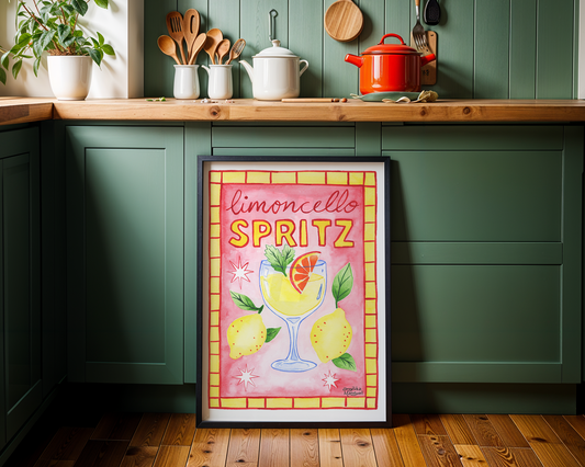Limoncello Spritz Art Print